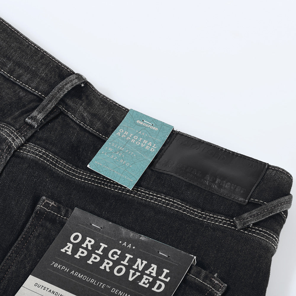 Oxford Original Approved AA Jean Slim Men's Black Regular