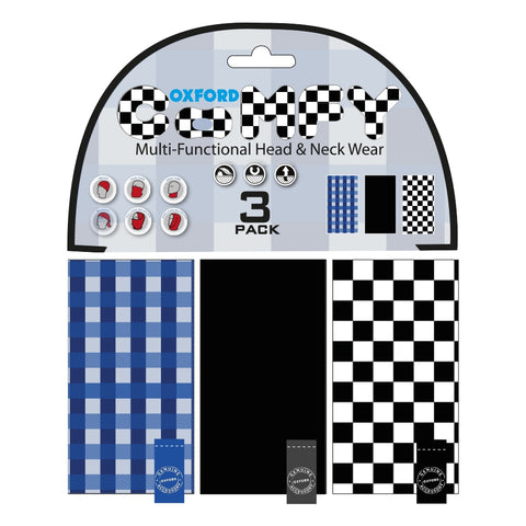 Oxford Comfy Snoods Gingham 3-Pack