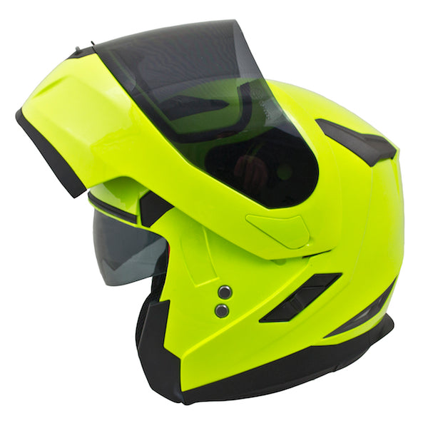 MT Flux Flip Up Helmet - Fluo - size M