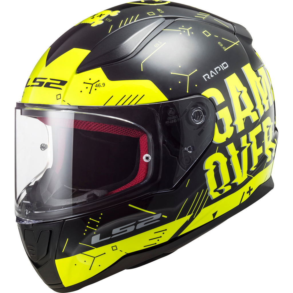 LS2 Rapid Player Hi-Vis Helmet - size L