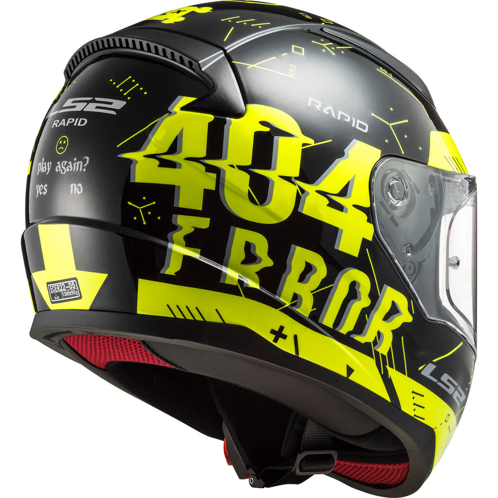 LS2 Rapid Player Hi-Vis Helmet - size L