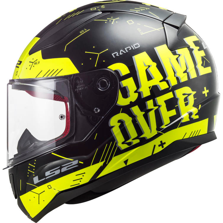 LS2 Rapid Player Hi-Vis Helmet - size L