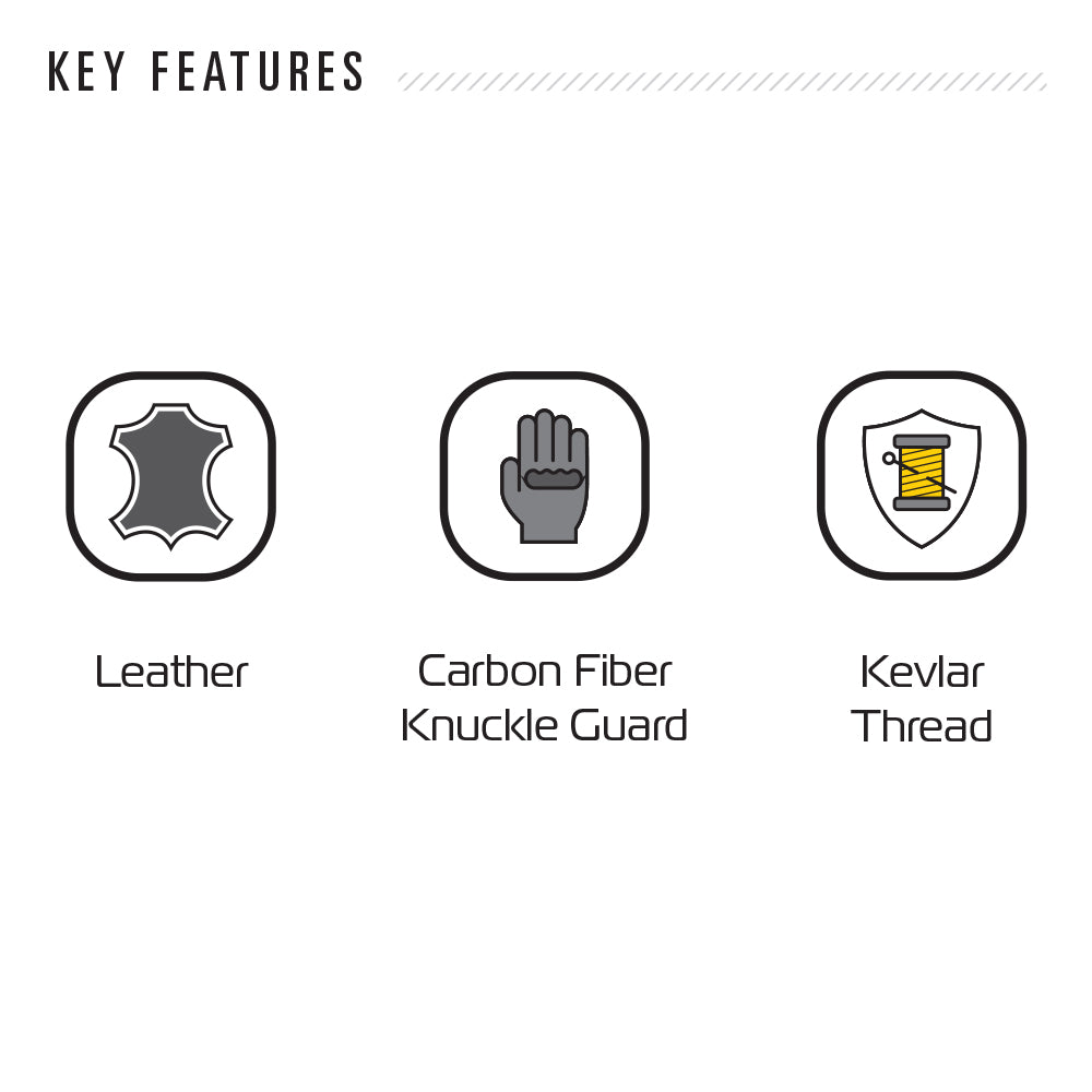 Oxford RP-3 Sports Short Gloves in Tech Black