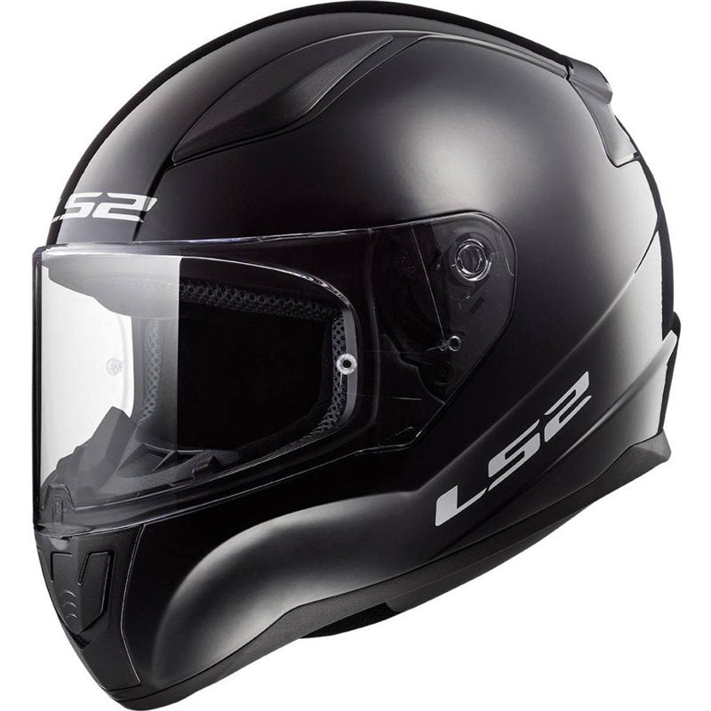 LS2 RAPID GLOSS BLACK HELMET