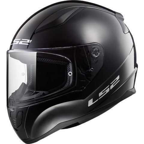 LS2 RAPID GLOSS BLACK HELMET