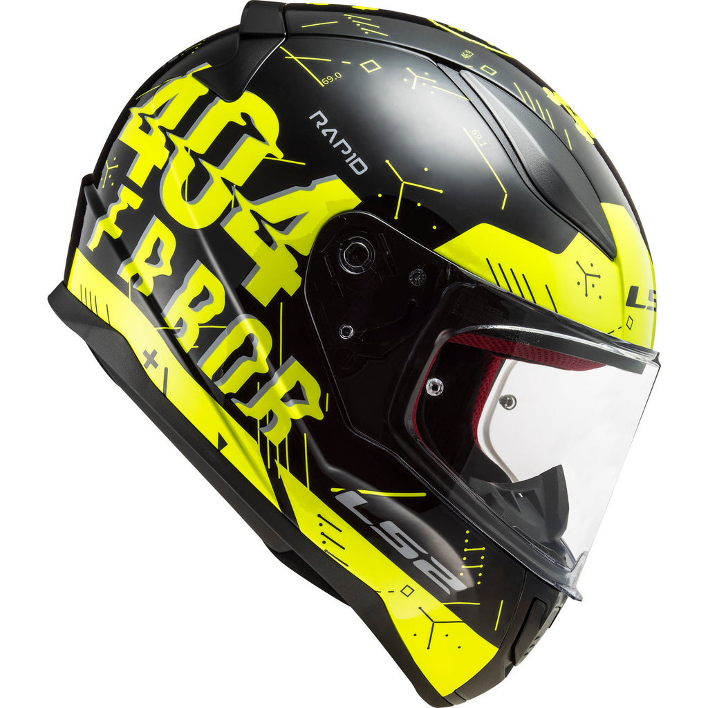 LS2 Rapid Player Hi-Vis Helmet - size L