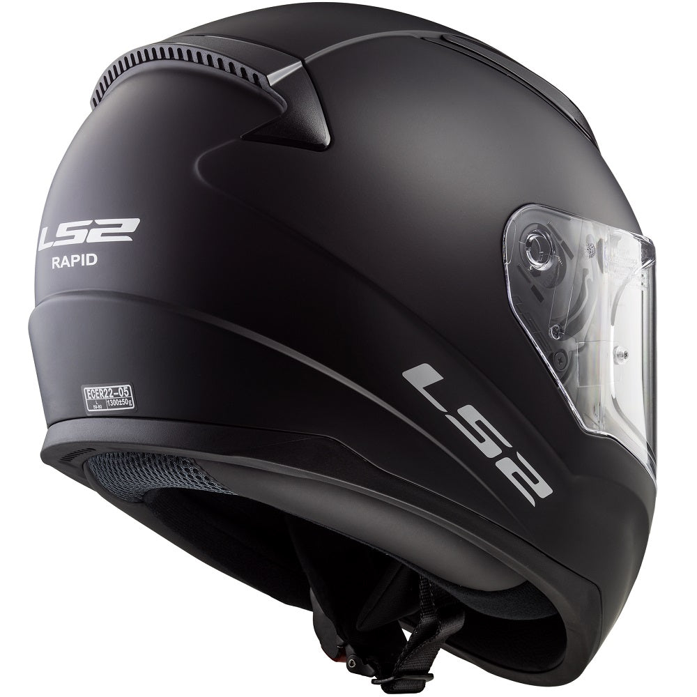 LS2 Rapid Matt Black Helmet